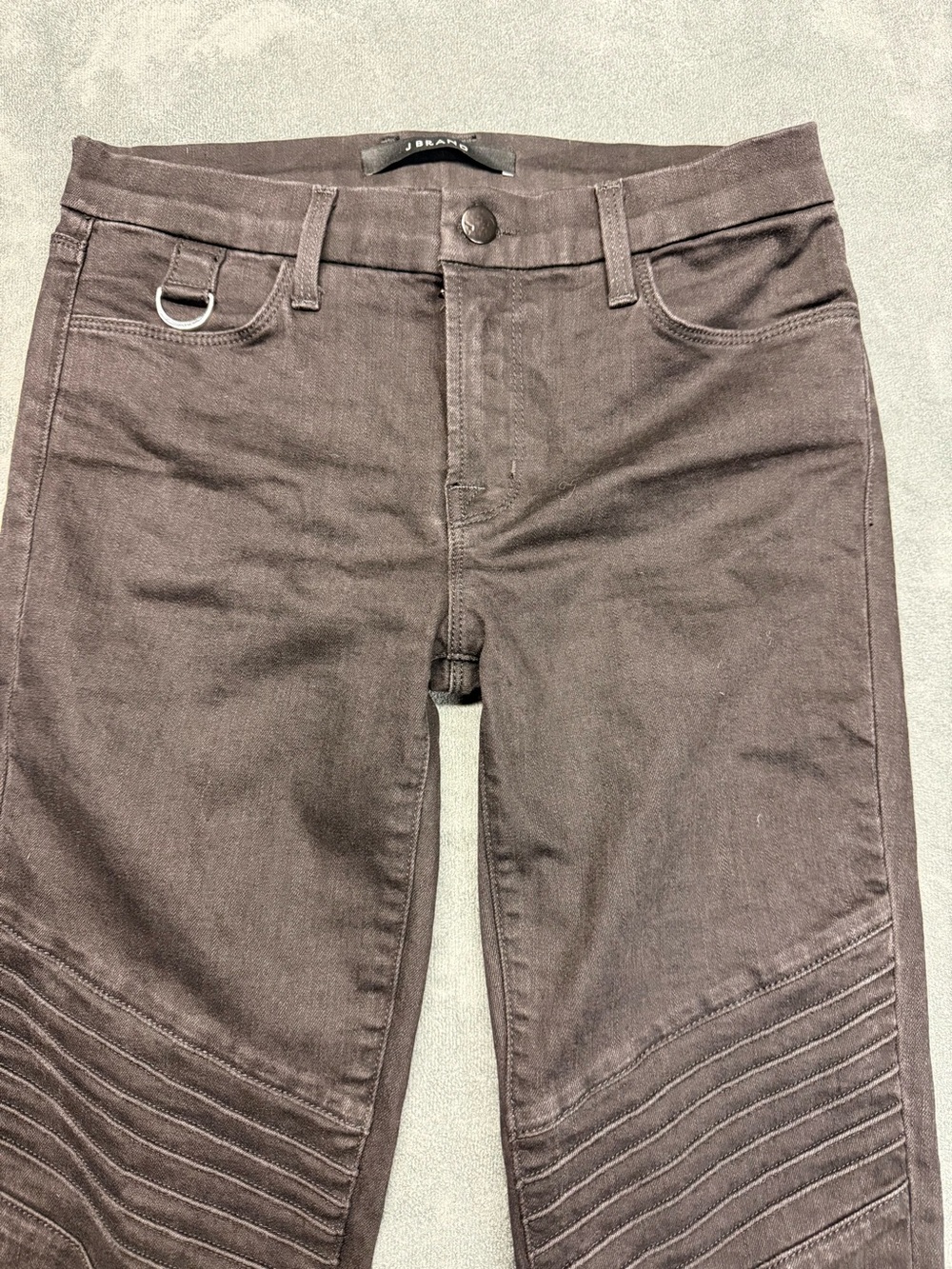 J Brand Black Moto Jeans Soulful Size 27